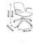 Silla de Oficina Operativa con Nylon - VERSA ALTUS PITCH - Estructura Aluminio - Asiento y Respaldo en Polipropileno - AL-618 - VERSA - NOGAL BEAT - Silla Operativa
