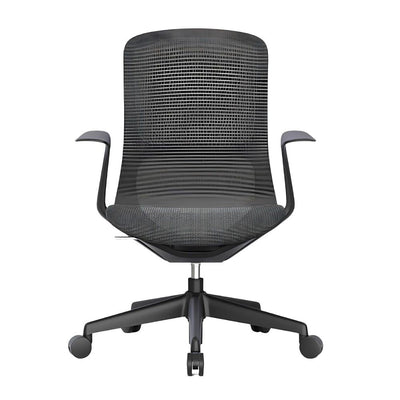 Silla de Oficina Operativa Ergonómica - OFFIHO RAINBOW OHE - 101 - Negro - Respaldo y Asiento en Malla - OHE-101Negro - OFFIHO - NOGAL BEAT - Silla de Oficina