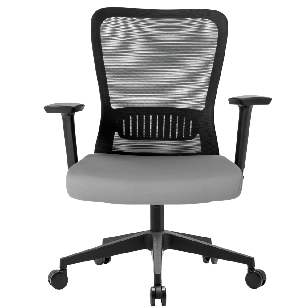 Silla de oficina operativa Gersa Fent Bajo con respaldo en malla, soporte lumbar y asiento tapizado
