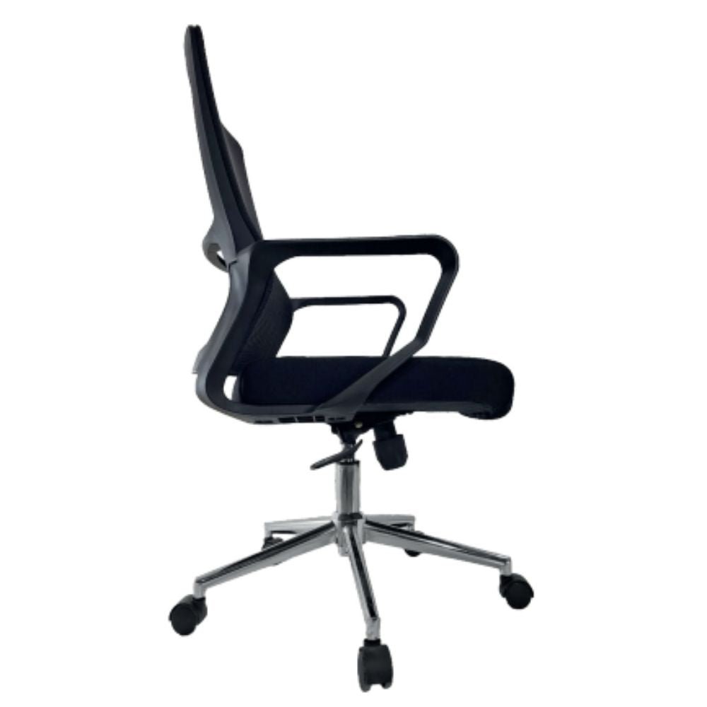 Silla de Oficina Operativa Soporte Lumbar - GERSA ZOOM NG BAJO - Varios Colores - Respaldo En Malla y Asiento Tapizado - Zoom NG Bajo - GERSA - NOGAL BEAT - Sillas de oficina