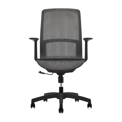 Silla De Oficina Operativa - TECHNO SONIC - Varios Colores - Asiento y Respaldo Tapizado - Sonic negro - Techno - NOGAL BEAT - silla