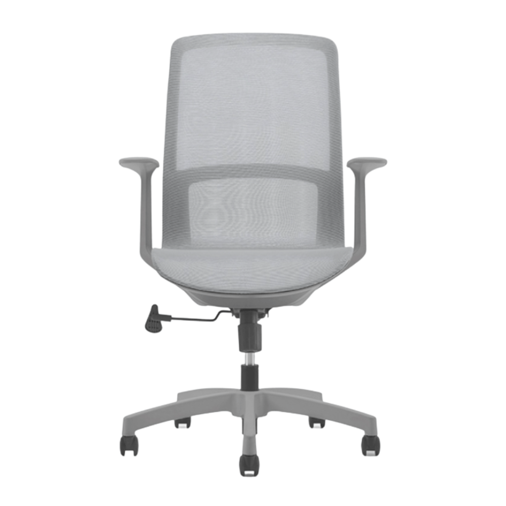 Silla De Oficina Operativa - TECHNO SONIC - Varios Colores - Asiento y Respaldo Tapizado - Sonic gris - Techno - NOGAL BEAT - silla