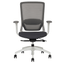Silla de oficina operativa Techno Soul Express White respaldo bajo blanca con respaldo en malla y soporte lumbar