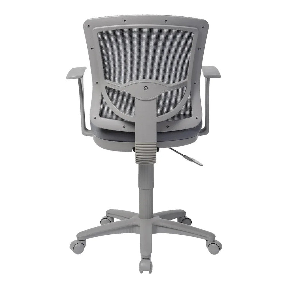 Silla de Oficina Operativa - VERSA ALTUS BRAVA - Estructura Aluminio - Asiento en Espuma Inyectada y Moldeada con Respaldo - AL-447 - VERSA - NOGAL BEAT - Silla Operativa