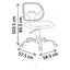 Silla de Oficina Operativa - VERSA ALTUS MACRO - Estructura Aluminio - Asiento Tapizado y Respaldo en Malla y Estrella 5 Puntas Aluminio Pulido - AL-418C - VERSA - NOGAL BEAT - Silla Operativa