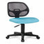 Silla de Oficina Operativa - VERSA ALTUS MACRO - Estructura Aluminio - Asiento Tapizado y Respaldo en Malla y Estrella 5 Puntas Nylon Negro - AL-418 - VERSA - NOGAL BEAT - Silla Operativa