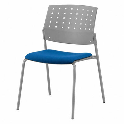 Silla de Oficina para Recepción Asiento Tapizado - LABENZE ARETA 106-00213 - Varios Colores - Patas Tubular Gris