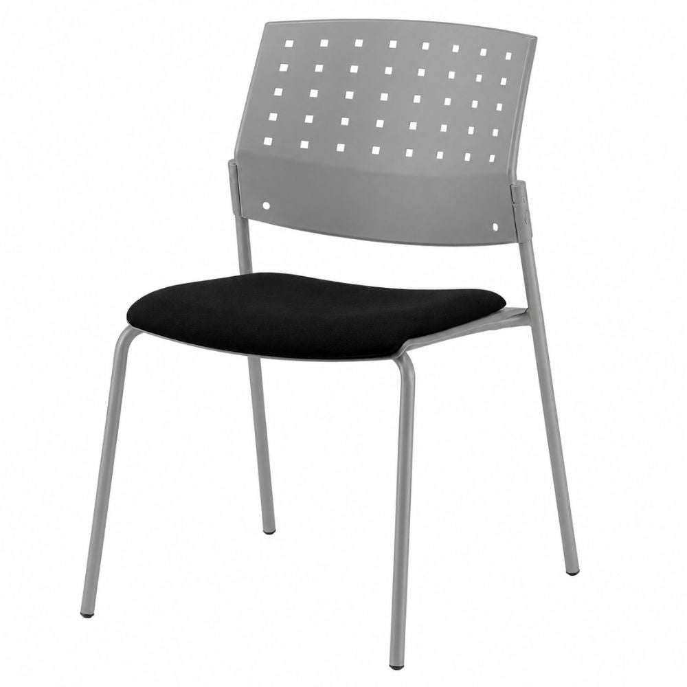 Silla de Oficina para Recepción Asiento Tapizado - LABENZE ARETA 106-00213 - Varios Colores - Patas Tubular Gris