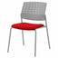 Silla de Oficina para Recepción Asiento Tapizado - LABENZE ARETA 106-00213 - Varios Colores - Patas Tubular Gris