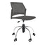 Silla de Oficina Respaldo Multiperforado - LABENZE REPLAY 101-0620G - Varios Colores - Giratoria sin Brazos y Patas Tubular Pintado Cromo - 101-0620G - Labenze - NOGAL BEAT - Silla Secretarial