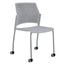 Silla de Oficina Respaldo Multiperforado - LABENZE REPLAY 106-0610r - Varios Colores - Patas Tubular Gris sin Brazos