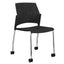Silla de Oficina Respaldo Multiperforado - LABENZE REPLAY 106-0620r - Varios Colores - Patas Tubular Cromo sin Brazos - 106-0620R - Labenze - NOGAL BEAT - Silla de Visita