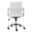 Silla de Oficina Secretarial - ALBAR GA - 002 BL - Blanco - Asiento y Respaldo Tapizado - GA-002 BL - ALBAR - NOGAL BEAT - Sillas de Oficina