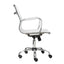 Silla de Oficina Secretarial - ALBAR GA - 002 BL - Blanco - Asiento y Respaldo Tapizado - GA-002 BL - ALBAR - NOGAL BEAT - Sillas de Oficina