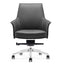 Silla de oficina secretarial Techno Dream de respaldo bajo tapizado con base de 5 puntas en aluminio pulido