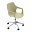 Silla secretarial Colos Vesper 2SWal con brazos, asiento y respaldo de polipropileno y base estrella de aluminio.