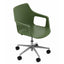 Silla secretarial Colos Vesper 2SWal con brazos, asiento y respaldo de polipropileno y base estrella de aluminio.
