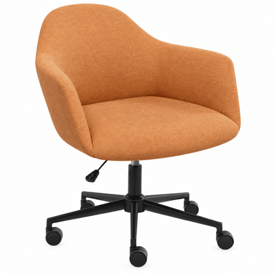 Silla de Oficina Secretarial - NOGAL BEAT ALESSIA CINCO PUNTAS - Varios Colores - Asiento y Respaldo Tapizado - ALESSIA CINCO PUNTAS - MOBILIARIO EN MOVIMIENTO - NOGAL BEAT - Silla Secretarial