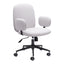 Silla de Oficina Secretarial para Coworking - ZUO LIONEL - Varios Colores - Asiento y Respaldo Tapizados - 109528 - Zuo - NOGAL BEAT - Silla Secretarial