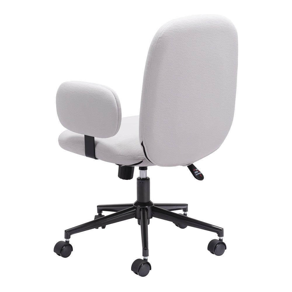 Silla de Oficina Secretarial para Coworking - ZUO LIONEL - Varios Colores - Asiento y Respaldo Tapizados - 109528 - Zuo - NOGAL BEAT - Silla Secretarial