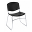 Silla de visita ALBAR A-145 CRL C con asiento y respaldo en polipropileno y estructura tubular cromada