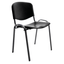 Silla de visita Albar LK-04 con asiento y respaldo en polipropileno sin tapiz sobre estructura tubular estibable