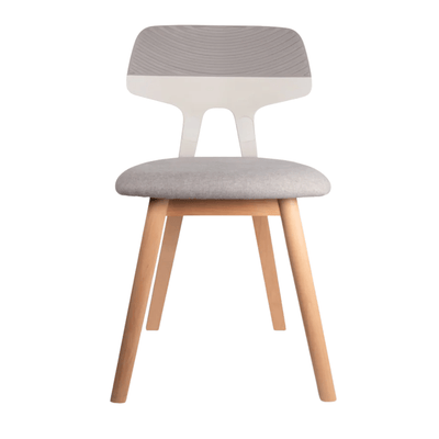 Silla de Oficina Visita Ergonómica - OFFIHO BLACK SHINE OHV - 80 GRIS - Asiento Tapizado y Respaldo en Malla - OHV-80 GRIS - NOGAL BEAT - NOGAL BEAT - Sillas de Oficina