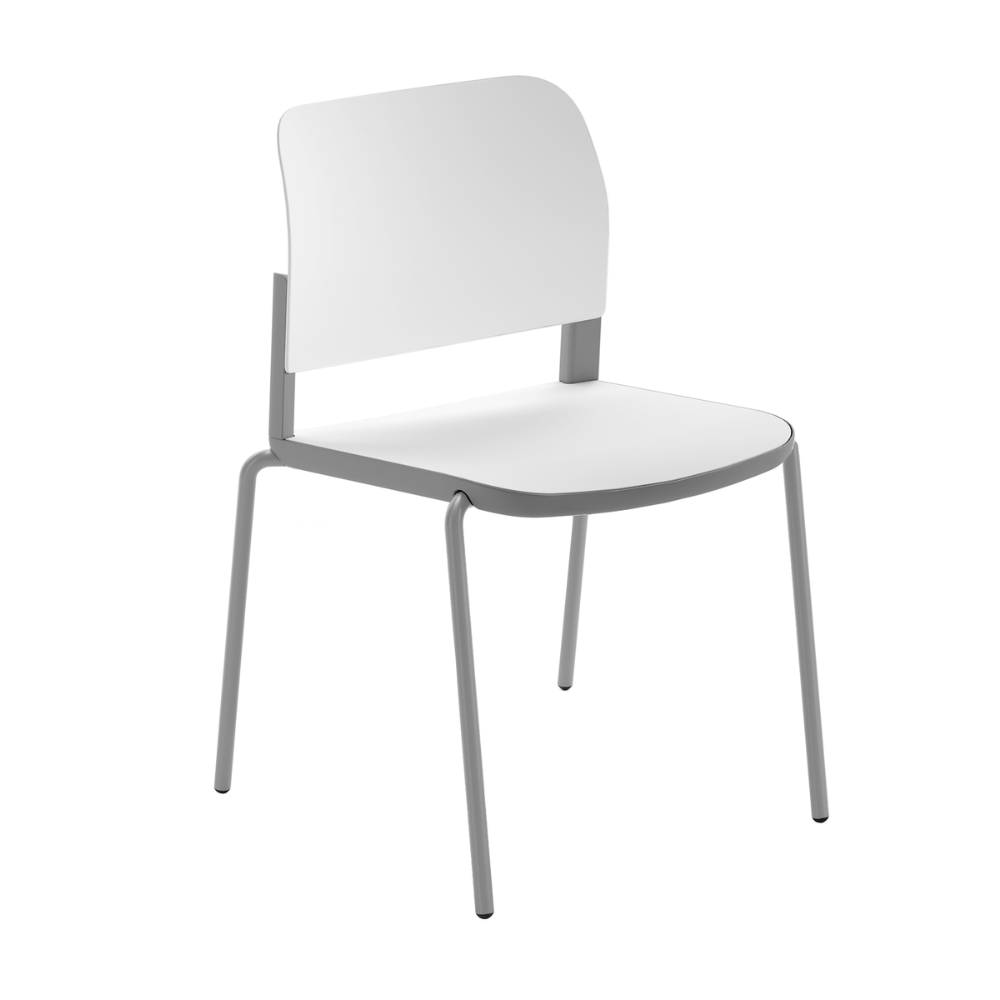 Silla de Oficina Visita Ergonómica - OFFIHO CIAO OHV - 11 - Varios Colores - Asiento y Respaldo en Polipropileno - OHV - 11 - OFFIHO - NOGAL BEAT - Sillas de Oficina