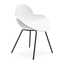 Silla de Oficina Visita - INFINITI COOKIE 4 PATAS - Varios Colores - Asiento y Respaldo en Polipropileno - Base Metálica