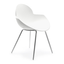 Silla de Oficina Visita - INFINITI COOKIE 4 PATAS - Varios Colores - Asiento y Respaldo en Polipropileno, Base Metálica