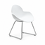 Silla de Oficina Visita - INFINITI COOKIE TRINEO - Varios Colores - Asiento y Respaldo en Polipropileno - Base Metálica Trineo