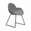 Silla de Oficina Visita - INFINITI COOKIE TRINEO - Varios Colores - Asiento y Respaldo en Polipropileno - Base Metálica Trineo
