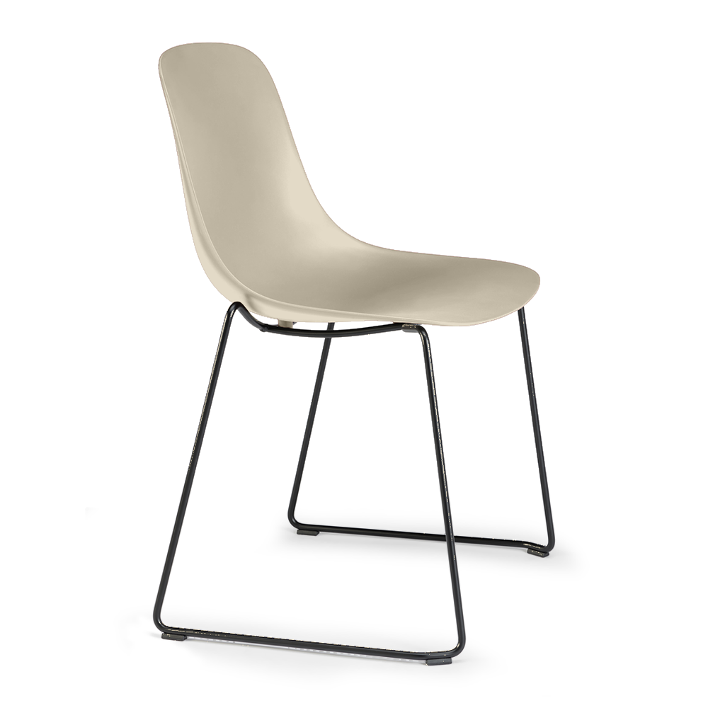 Silla de Oficina Visita - INFINITI PURE LOOP MONO TRINEO - Varios Colores - Asiento y Respaldo en Tecnopolímero - Base Metálica Trineo