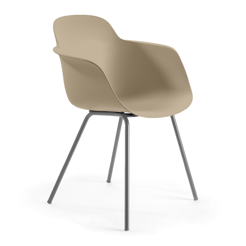 Silla de Oficina Visita - INFINITI SICLA 4 PATAS - Varios Colores - Cuerpo de Polipropileno - Base Metálica 4 Patas