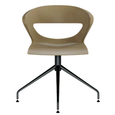 Silla De Oficina Visita Metal - TECHNO KICCA SPIDER - Varios Colores - Asiento y Respaldo sin Tapizado - KICCA SPIDER - NOGAL BEAT - NOGAL BEAT - Silla de oficina