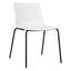 Silla de Oficina Visita - RESOL SKIN 4 PATAS - Varios Colores - Asiento y Respaldo en Polipropileno - 03431 - Resol - NOGAL BEAT - Silla de Visita