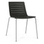 Silla de Oficina Visita - RESOL SKIN 4 PATAS - Varios Colores - Asiento y Respaldo en Polipropileno - 03428 - Resol - NOGAL BEAT - Silla de Visita