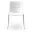 Silla de Oficina Visita - RESOL SKIN PATIN - Varios Colores - Asiento y Respaldo en Polipropileno - 03458 - Resol - NOGAL BEAT - Silla de Visita