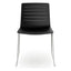 Silla de Oficina Visita - RESOL SKIN PATIN - Varios Colores - Asiento y Respaldo en Polipropileno - 03459 - Resol - NOGAL BEAT - Silla de Visita