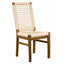 Silla de Terraza para Restaurante - NOGAL BEAT MILANDO - Varios Colores - Madera Teca y Polyrattan Sin Antebrazo - SILLA MILANDO sin antebrazo Beige - CAMCO - NOGAL BEAT - Silla de Terraza