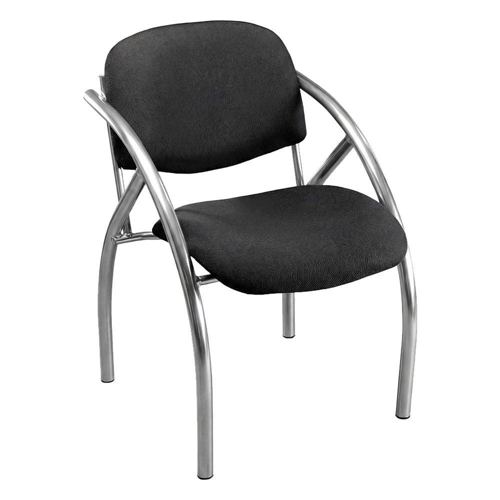 Silla de Visita para Oficina - GEBESA XIRIUS - Asiento Tapizado en Tela - GDX200PT01 - GEBESA - NOGAL BEAT - Silla de Visita