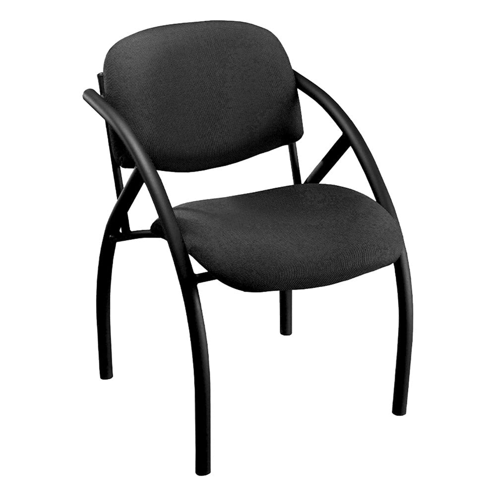 Silla de Visita para Sala de Espera - GEBESA XIRIUS - Asiento Tapizado en Tela - GDX200PT00 - GEBESA - NOGAL BEAT - Silla de Visita