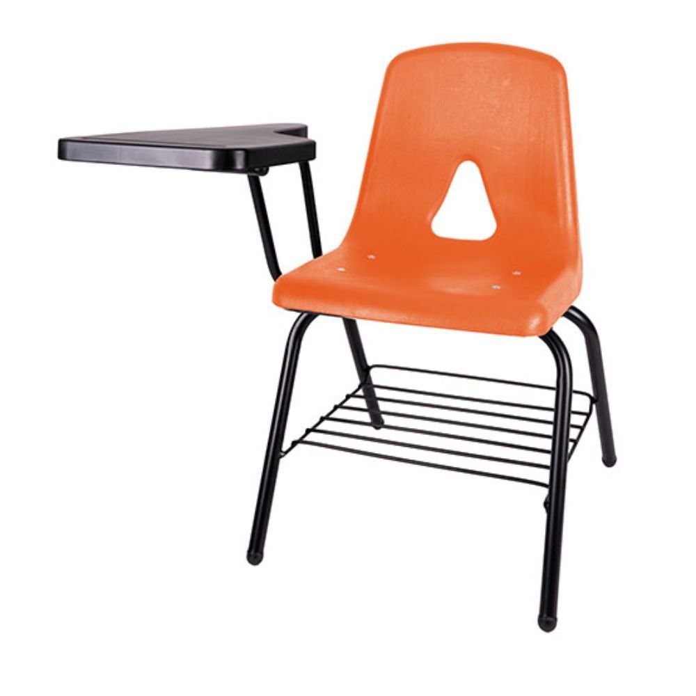 Silla escolar OFFIHO APRENDISTA OHP-2502 con paleta lateral, parrilla portalibros y asiento en polipropileno