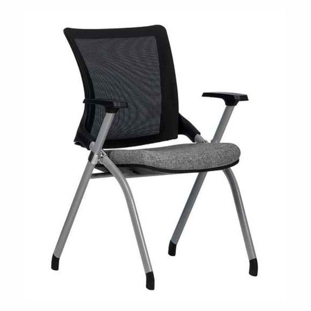 Silla escolar plegable TECHNO FLEX tapizada con paleta giratoria removible y portavasos