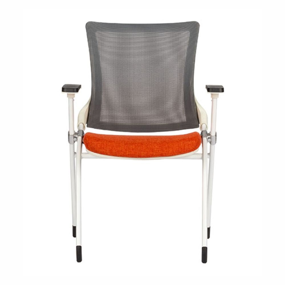 Silla escolar plegable TECHNO FLEX tapizada con paleta giratoria removible y portavasos