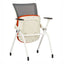 Silla escolar plegable TECHNO FLEX tapizada con paleta giratoria removible y portavasos