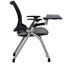 Silla escolar plegable TECHNO FLEX tapizada con paleta giratoria removible y portavasos