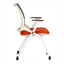 Silla escolar plegable TECHNO FLEX tapizada con paleta giratoria removible y portavasos