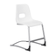 Silla escolar ALBAR ST-01 SC con base trineo color aluminio y asiento y respaldo en una pieza de polipropileno