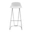 SILLA INFINITI PURE LOOP MINI | Silla Ocasional Cocina | Base Dandy Trineo| Varios Colores | Asiento Polipropileno | Exterior - 113-3424I-BCO - Infiniti - NOGAL BEAT -